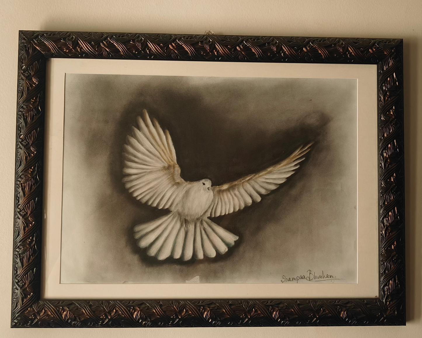 Peace : Print of original - Canvas Roll - 12x14 Inches