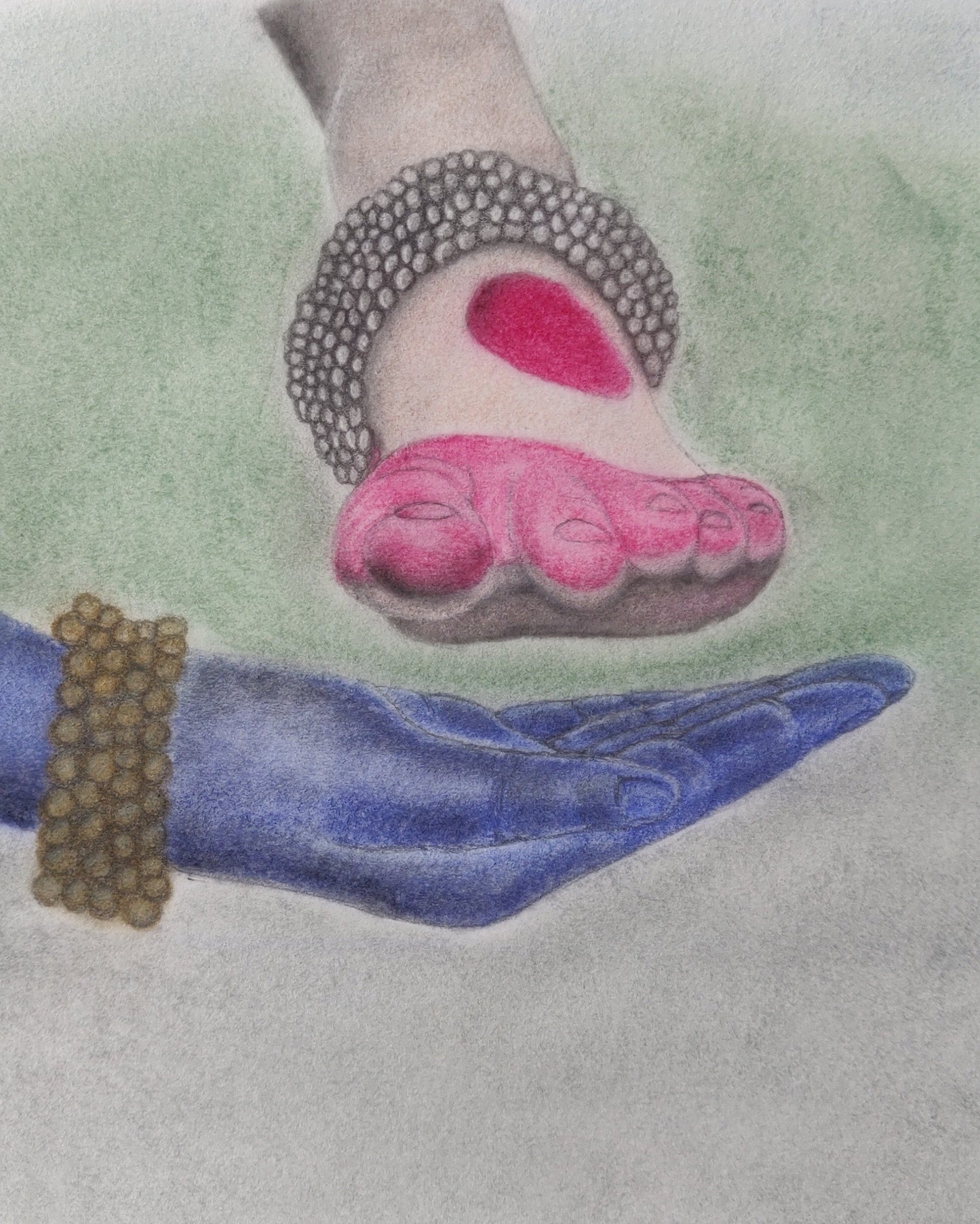 Shiv Parvati - Sold🔴 Prints Available