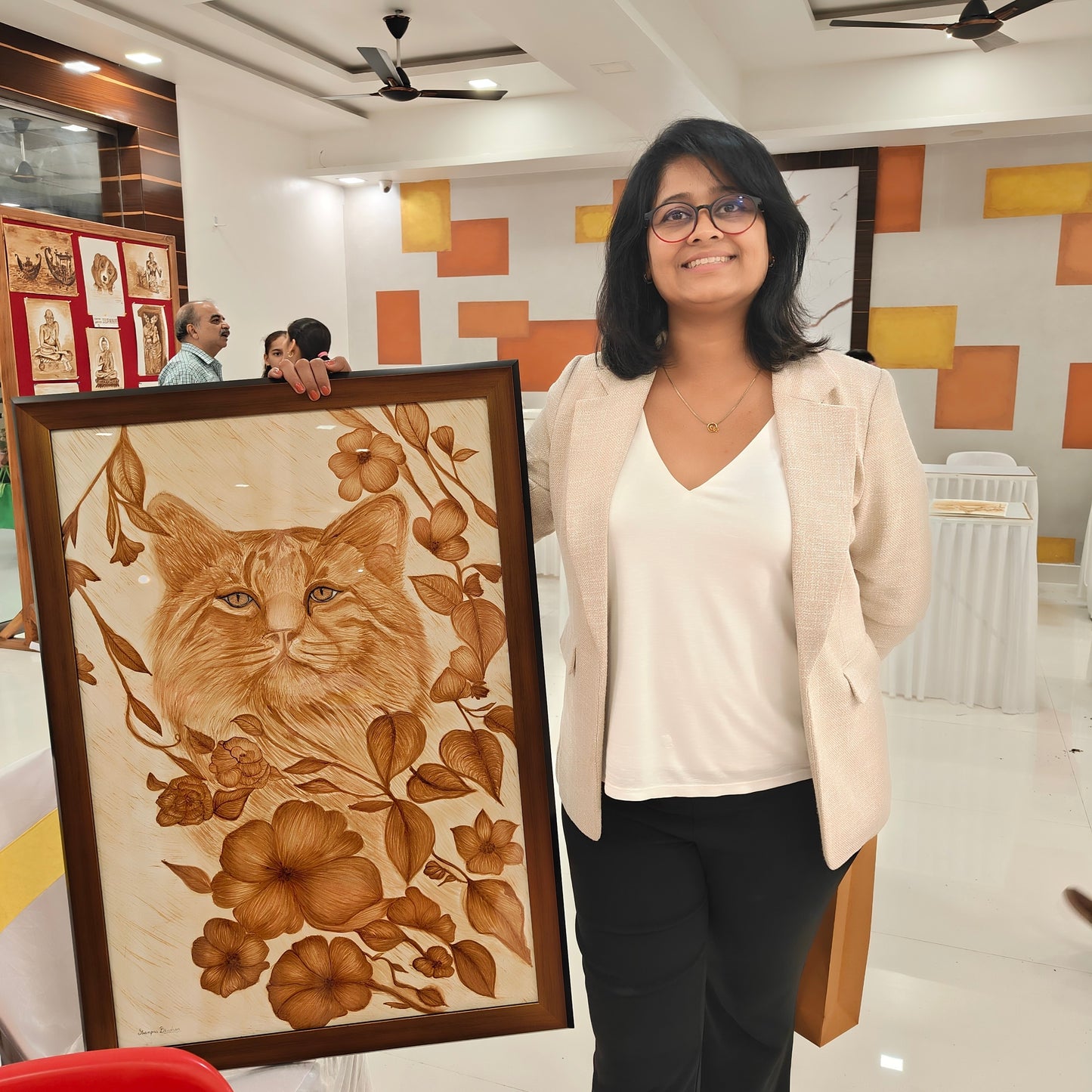 A Brew of Art and Passion - Coffee Painting