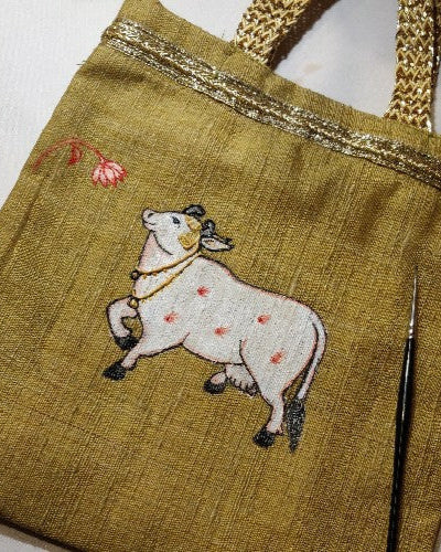 Pichwai Jute Bags - Sold🔴