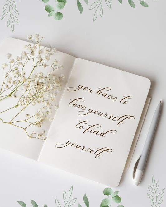 Lose yourself to find yourself - Canvas Roll - 12x14 Inches