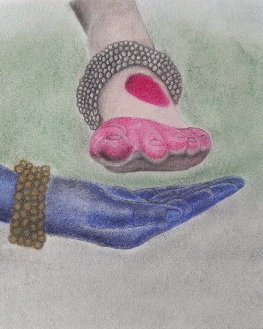 Shiv Parvati - Sold🔴 Prints Available