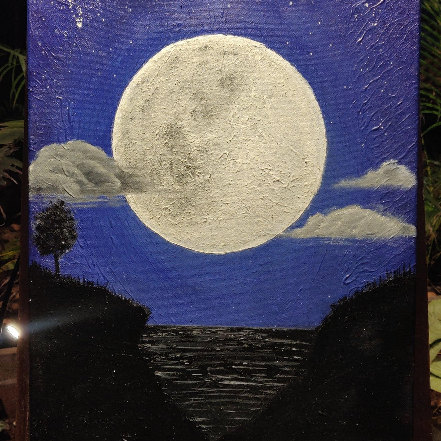 Ethereal Encounter: Full Moon & Silent Crowd