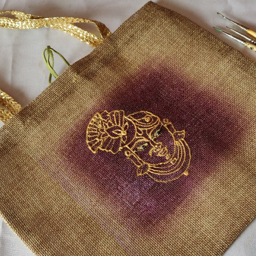 Pichwai Jute Bags - Sold🔴